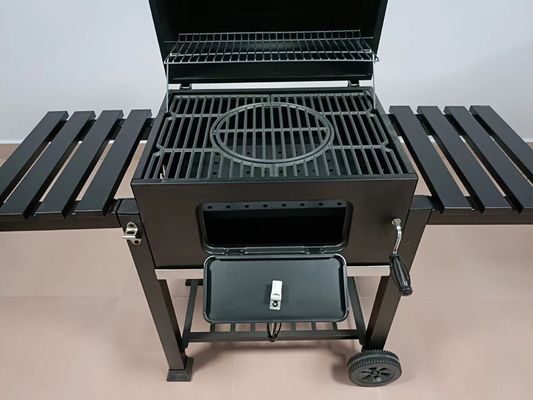 Cắm trại 40kgs Bbq Bếp ngoài trời 23,7 inch Camper Gas Bbq Với Nĩa