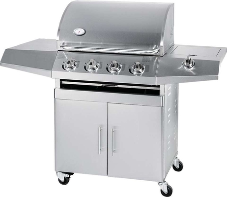 Chân đế được xây dựng trong bếp nướng BBQ bằng gas