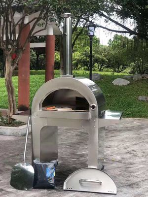 Lò nướng bánh pizza bằng thép không gỉ 201 Lò nướng bánh pizza không gỉ ngoài trời 900mm
