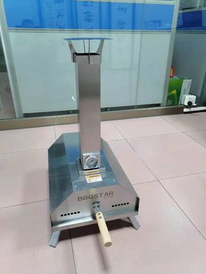 Lò nướng bánh pizza nhỏ bằng thép không gỉ di động 201ss Lò nướng bánh pizza ngoài trời nhỏ 5 phút