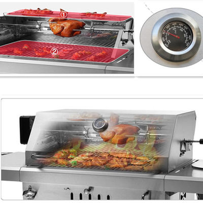 Nướng BBQ gas hạng nặng AGA 201ss 650MM Kitchenaid tích hợp trong Bbq