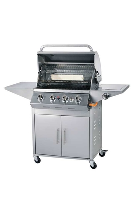 Chân đế được xây dựng trong bếp nướng BBQ bằng gas