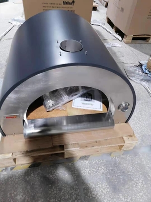 Lột vỏ Lò nướng bánh pizza bằng thép không gỉ Lò nướng bằng gỗ nung 830mm bằng gỗ