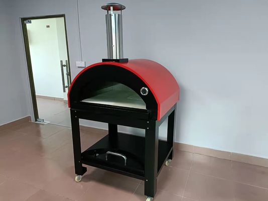 Lò nướng bánh pizza bằng thép không gỉ Lò nướng bánh pizza CSA Bên ngoài Lò đốt gỗ