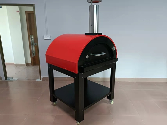 Lò nướng bánh pizza bằng gỗ bằng thép không gỉ AGA Lò nướng bằng gỗ bằng gỗ