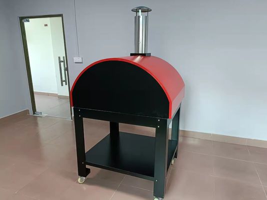 Lò nướng bánh pizza bằng gỗ di động 950mm Lò nướng bằng thép không gỉ 201S