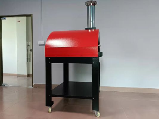 Lò nướng bánh pizza bằng gỗ di động 950mm Lò nướng bằng thép không gỉ 201S