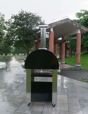 Lò nướng bánh pizza bằng thép không gỉ 304S Lò nướng bánh pizza bằng thép không gỉ ngoài trời 70cm
