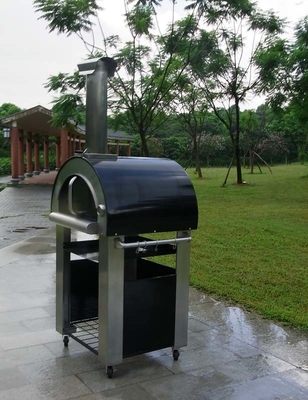 Lò nướng bánh pizza bằng thép không gỉ 304S Lò nướng bánh pizza bằng thép không gỉ ngoài trời 70cm