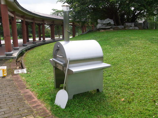 750mm Thép không gỉ Lò nướng Pizza bằng thép không gỉ Thìa thép không gỉ Lò nướng bằng gỗ