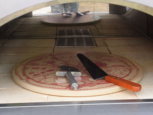 750mm Thép không gỉ Lò nướng Pizza bằng thép không gỉ Thìa thép không gỉ Lò nướng bằng gỗ