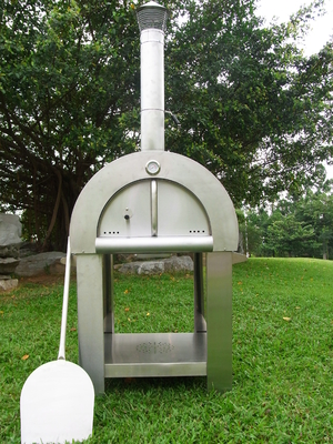 720mm AGA Lò nướng bánh pizza bằng thép không gỉ AGA CSA Lò nướng bằng gỗ